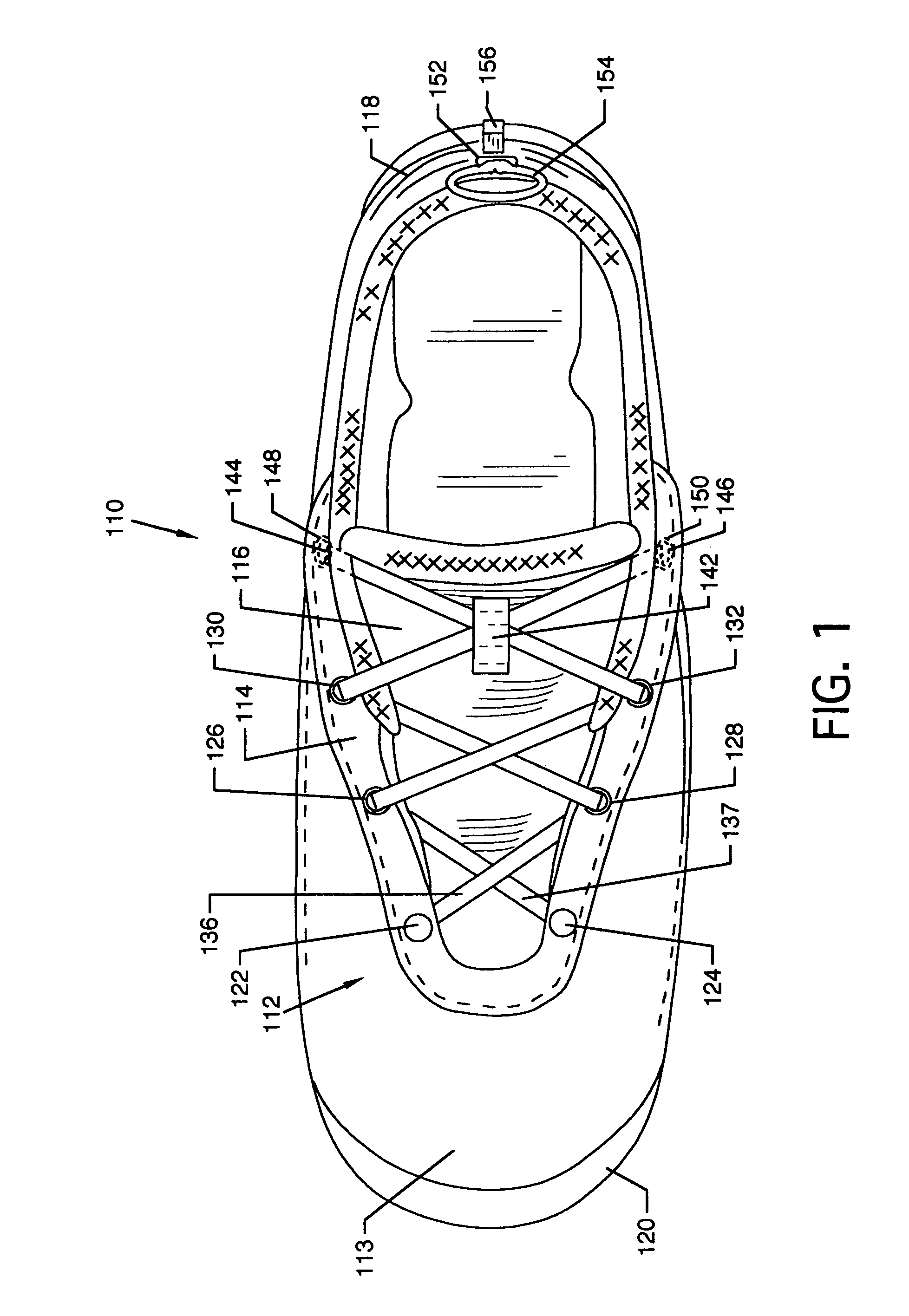 Automated tightening shoe