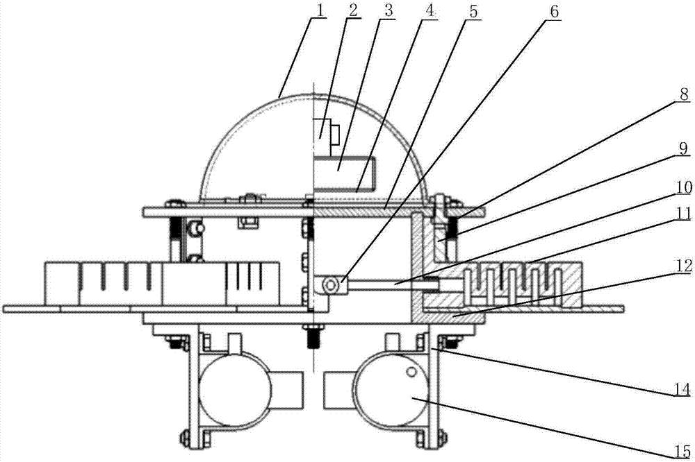 Jellyfish-like underwater robot based on mollusk driver