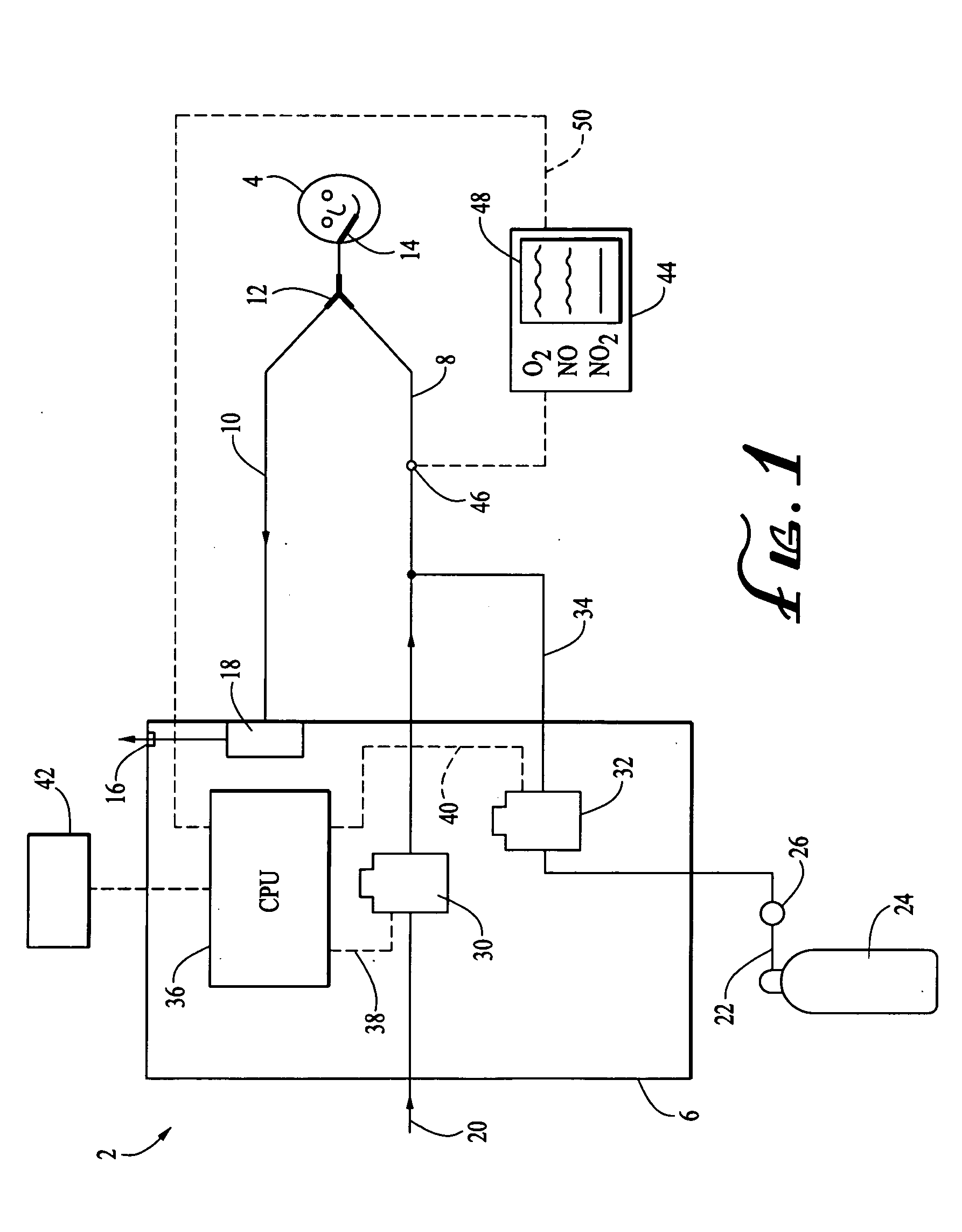 Method and apparatus for delivery of inhaled nitric oxide to spontaneous-breathing and mechanically-ventilated patients