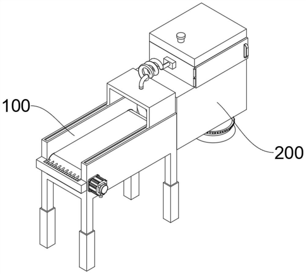 Cement conveying equipment based on quantitative conveying and capable of preventing cement ash from raising dust