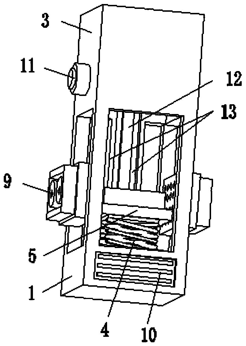 Heat treatment device capable of automatically lifting