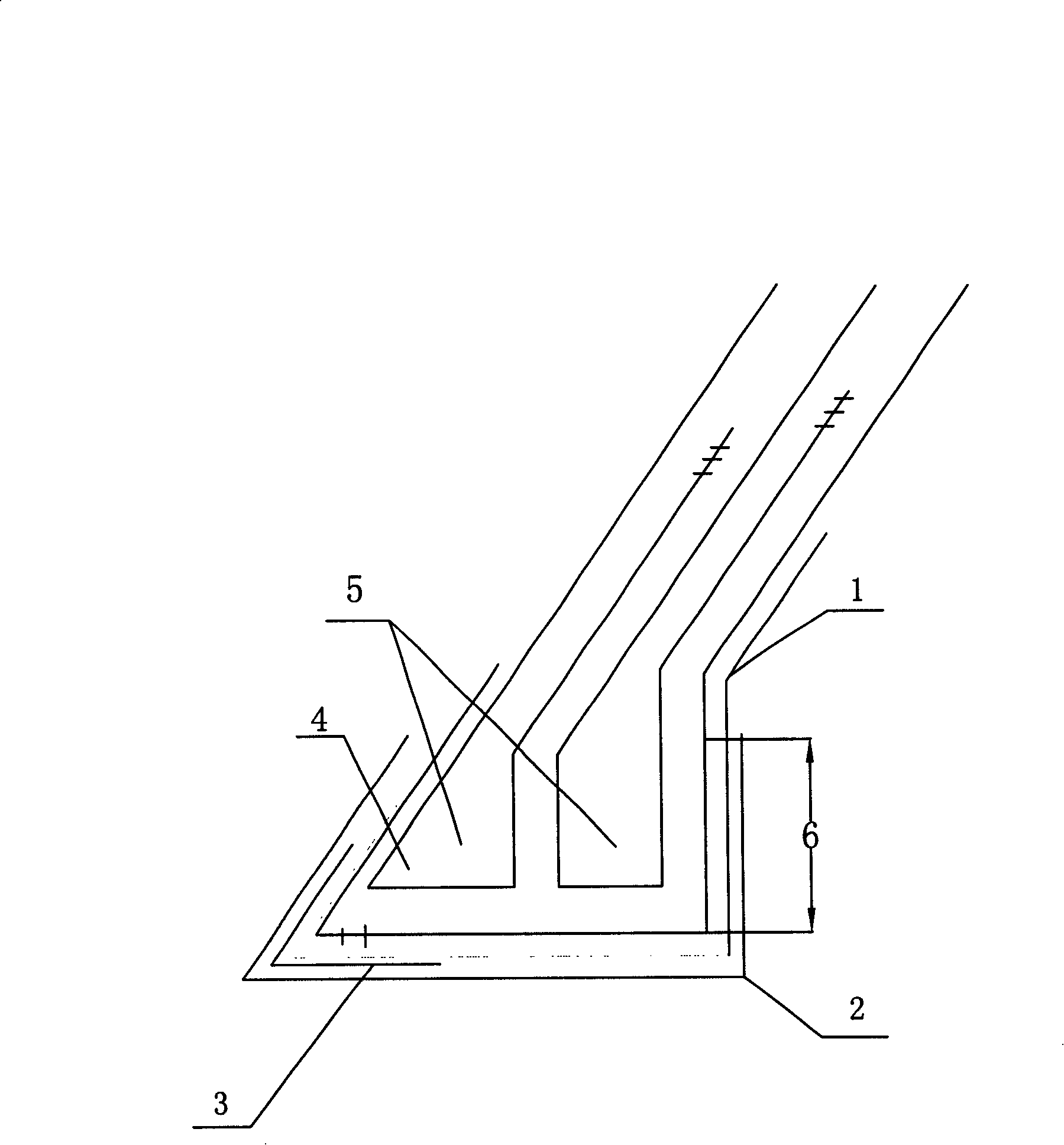 Tubeless diagonal tyre