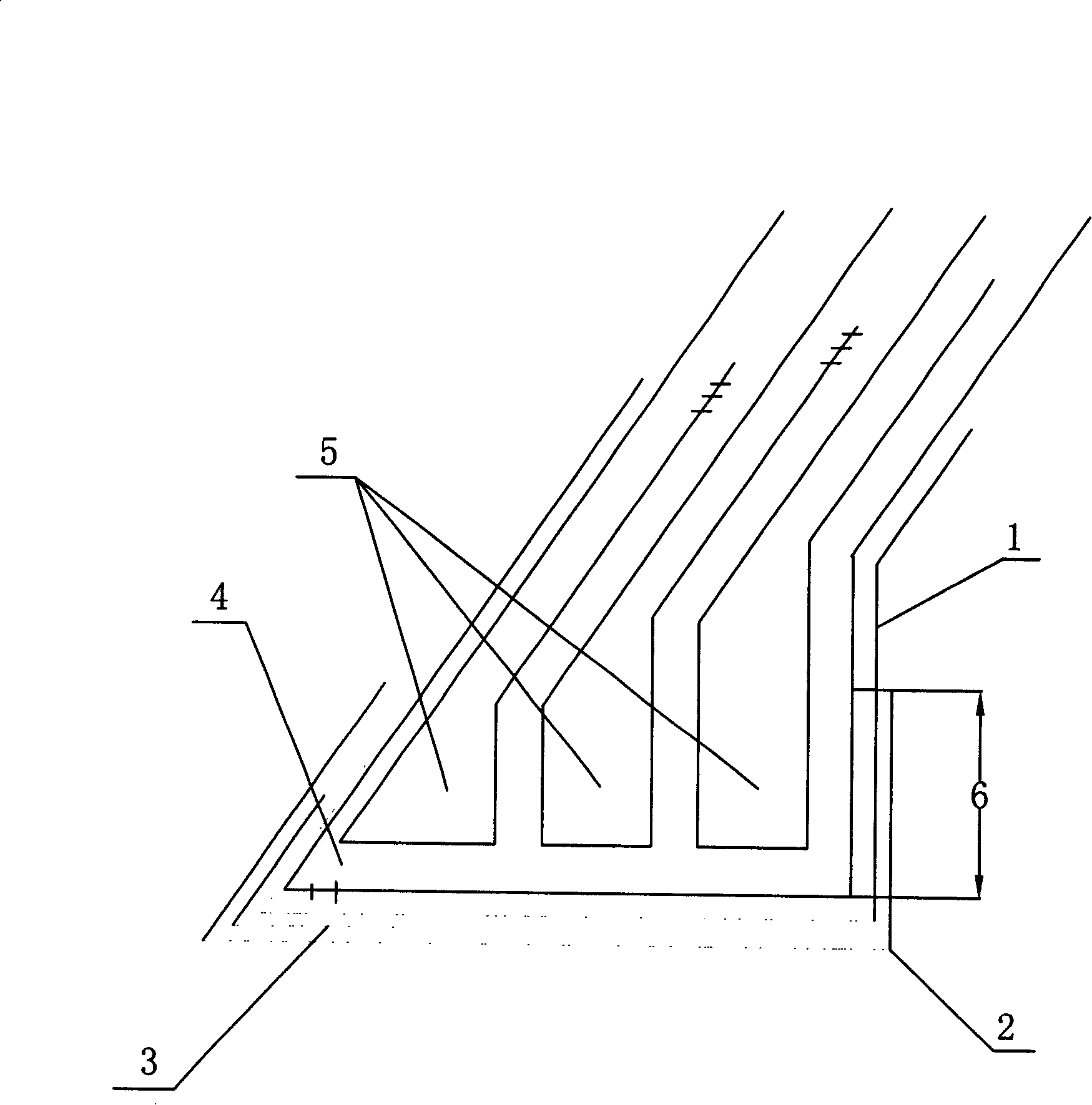 Tubeless diagonal tyre