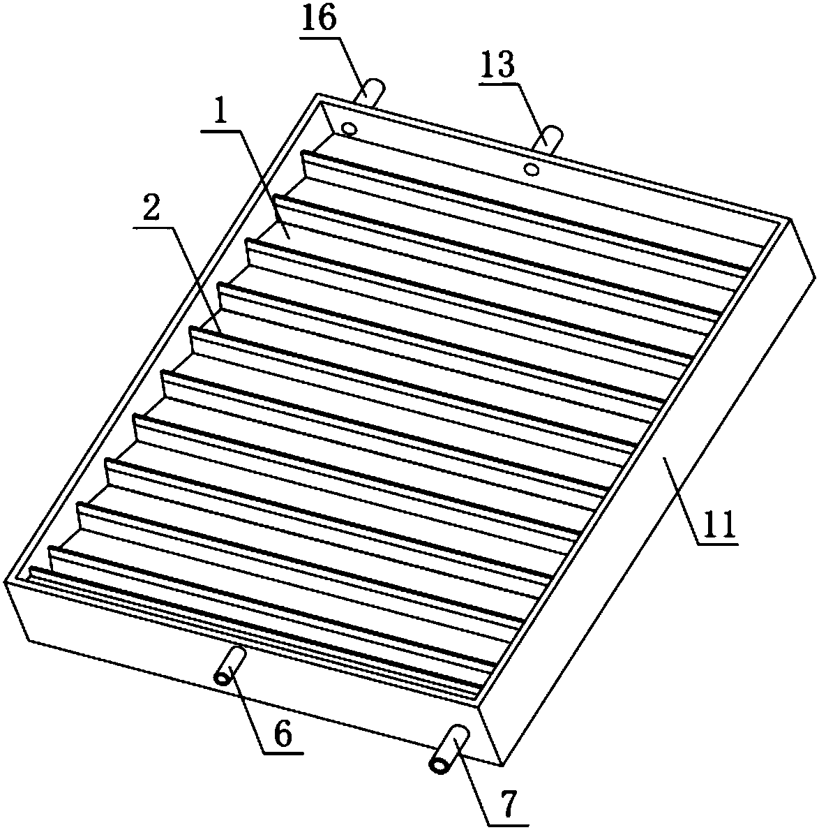 Solar energy biogas slurry evaporation and concentration device