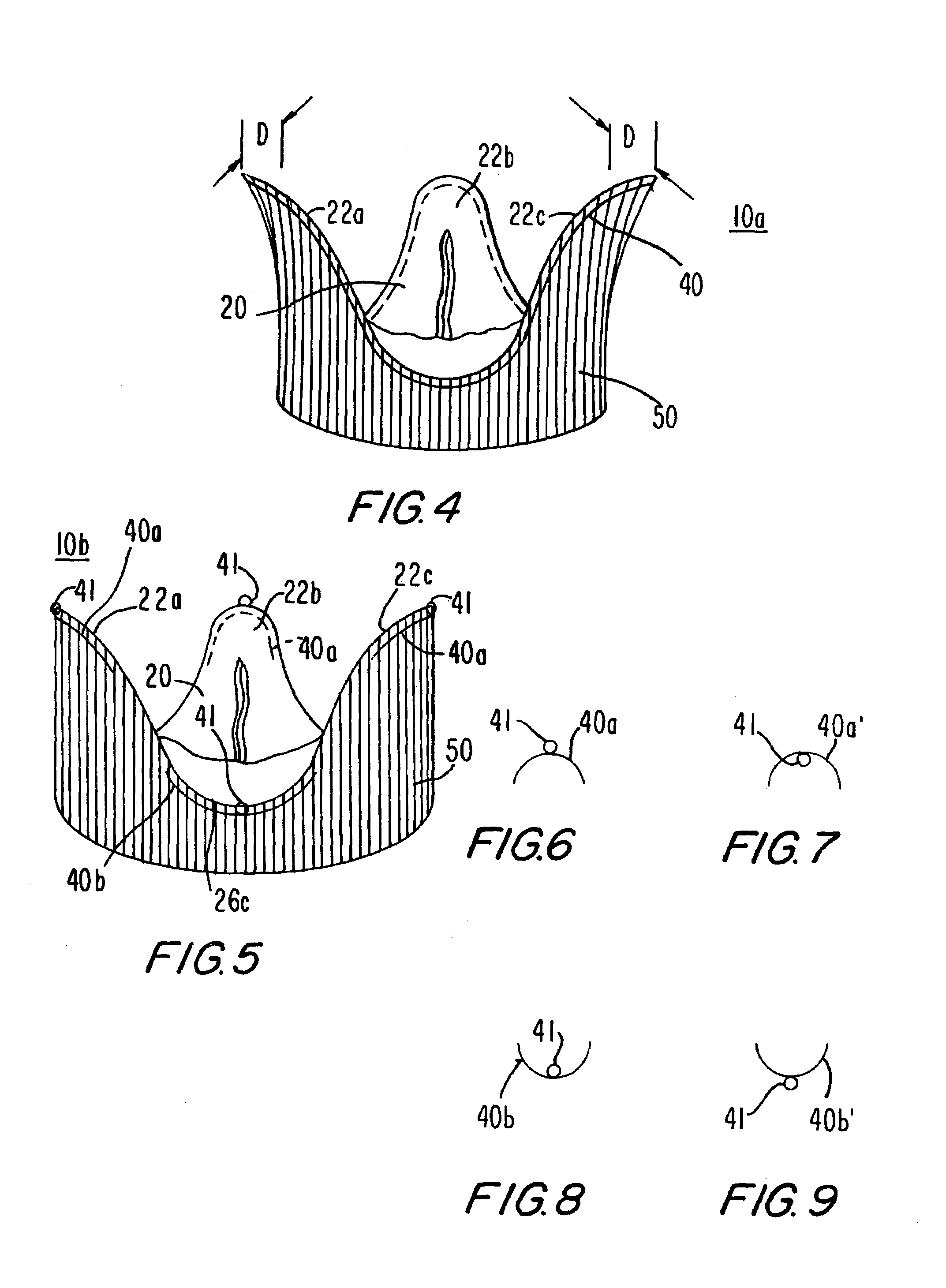 Heart valve structures