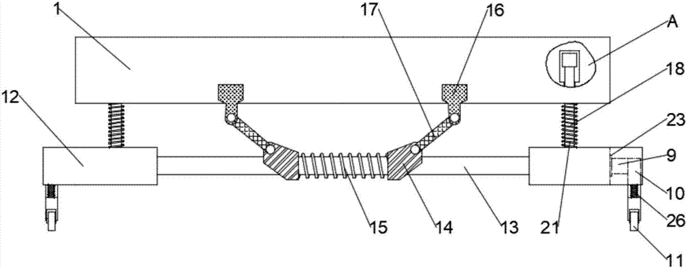 Multi-level buffer structure for fitness running machine plate