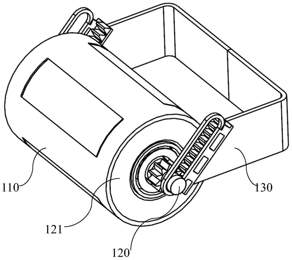 Pipe belt machine and broken belt capturing device thereof