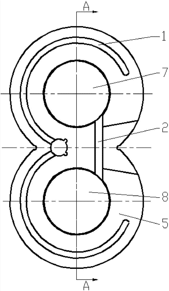 Magnetic compensation floating side plate combination piece