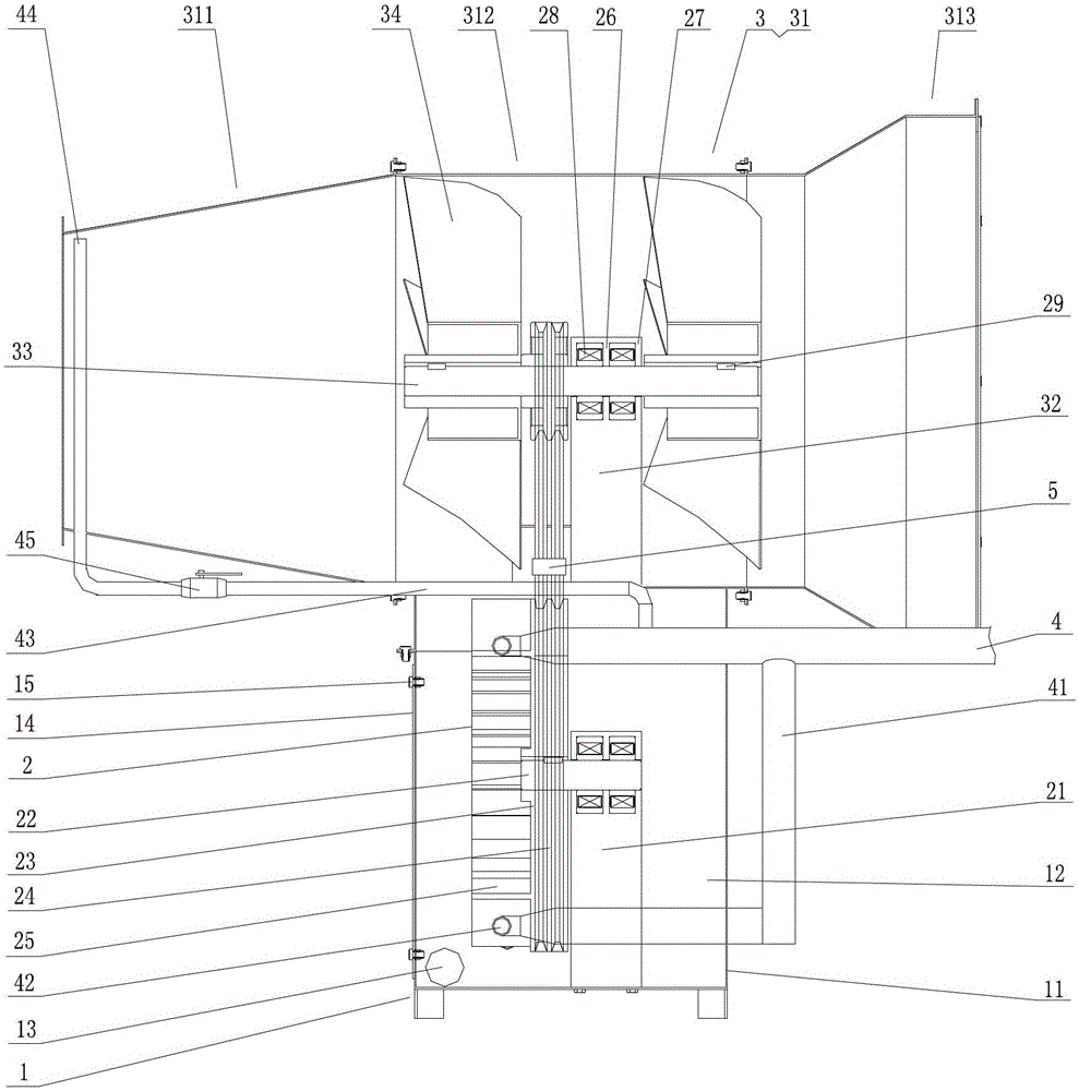 Environmental protection and energy-saving explosion-proof fan based on water source of underground water tank