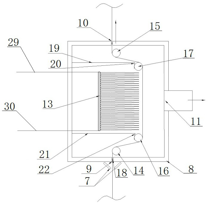 Device and method for preparing silicon dioxide aerogel felt and silicon dioxide aerogel felt