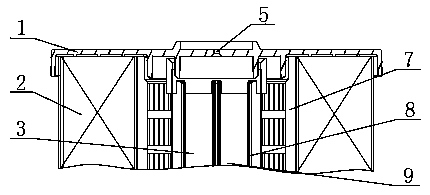 Fuel filter core with safety valve