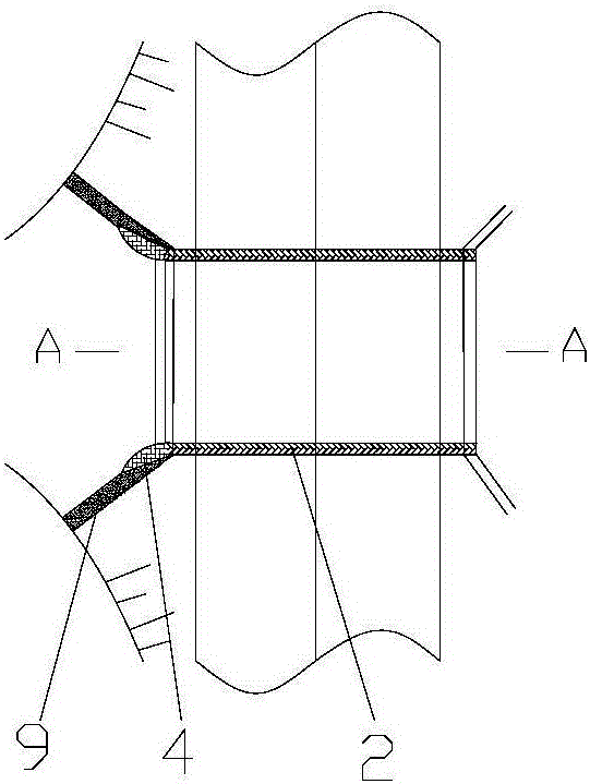 U-shaped culvert structure with curved bottoming structures