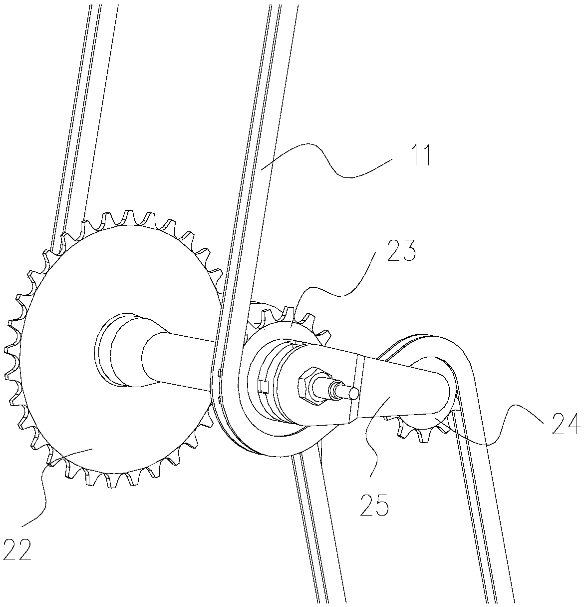 Vertical transportation bicycle system