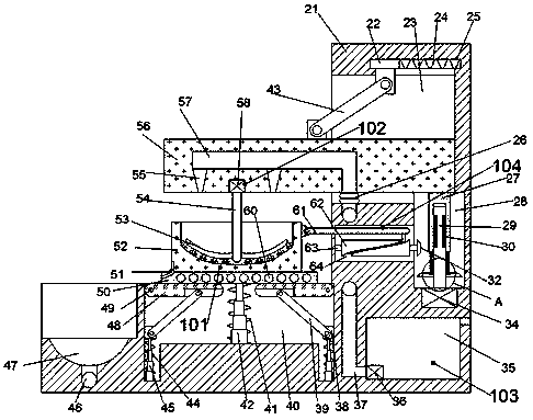 Automatic cooking robot for large canteen