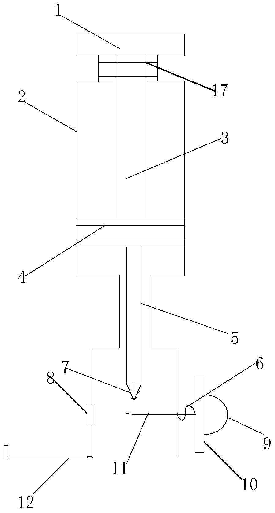 Multipoint biopsy sampling device for breast tumor minimally invasive surgery