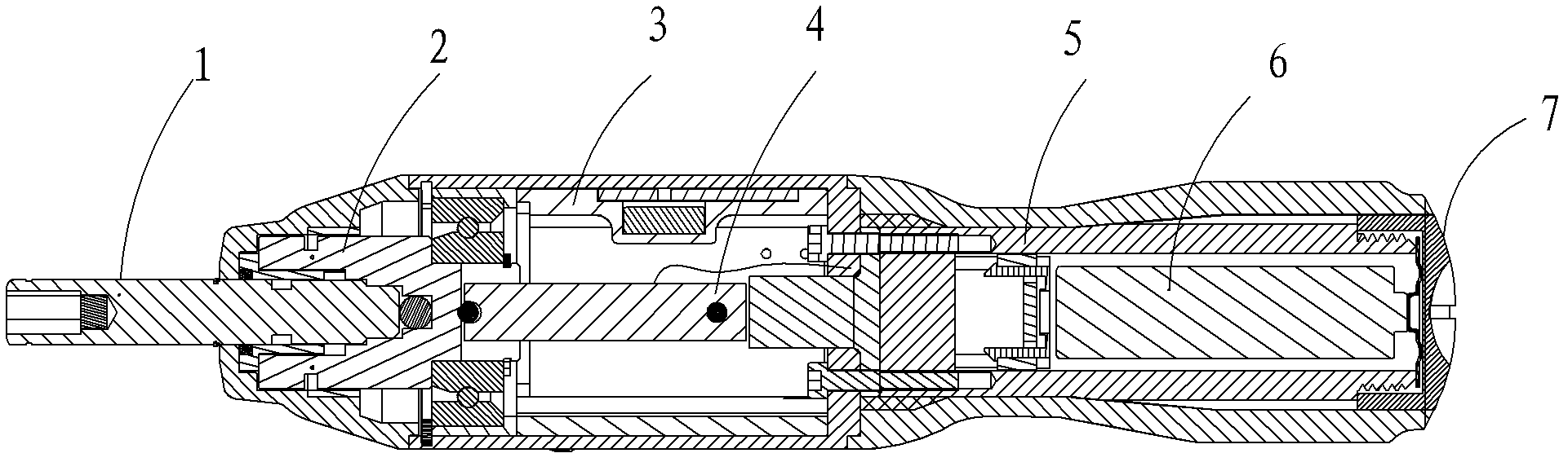 Digital display screwdriver