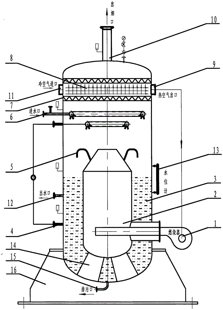 Condensing boiler