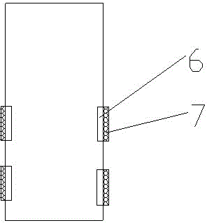 Flagpole incense-dispersing type car perfume base