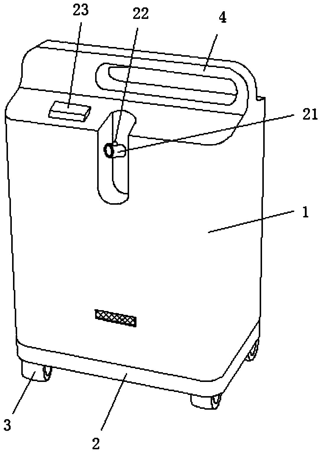 Breathing self-adaptive portable oxygen generator