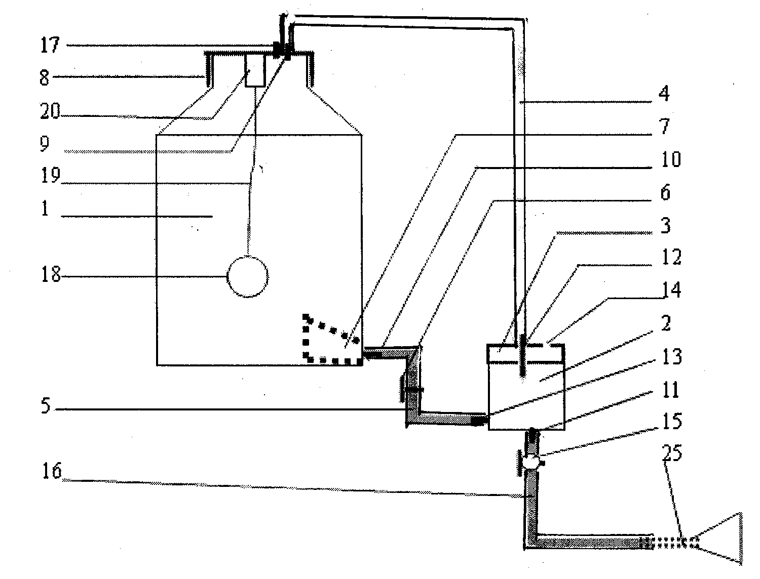 Simple fertilizer-pesticide quantitative flushing applicator