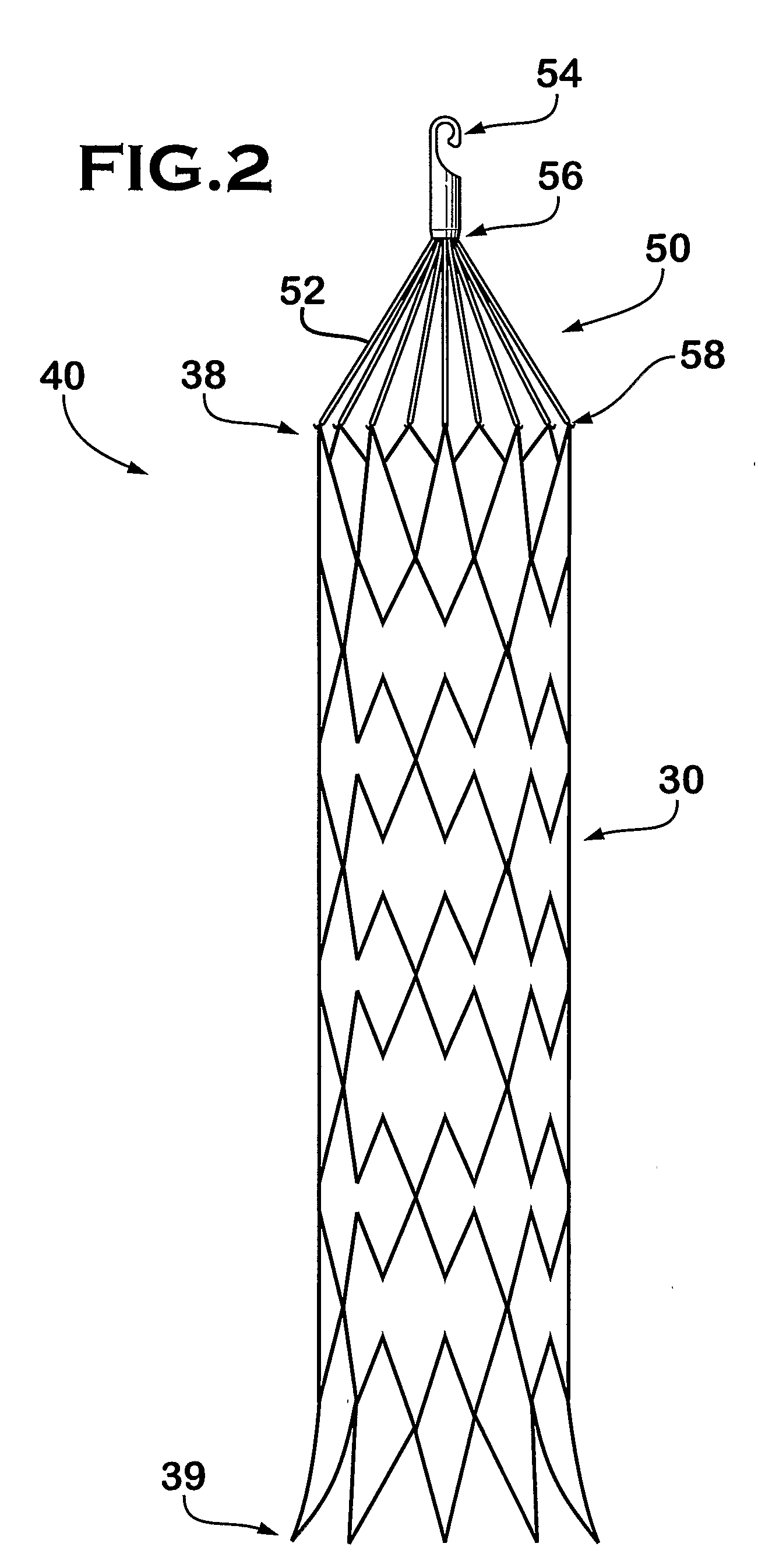 Vena Cava Filter with Stent