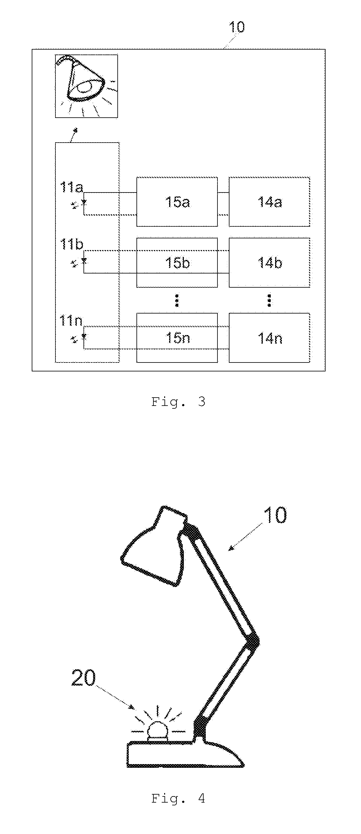 Lighting system with wireless power supply