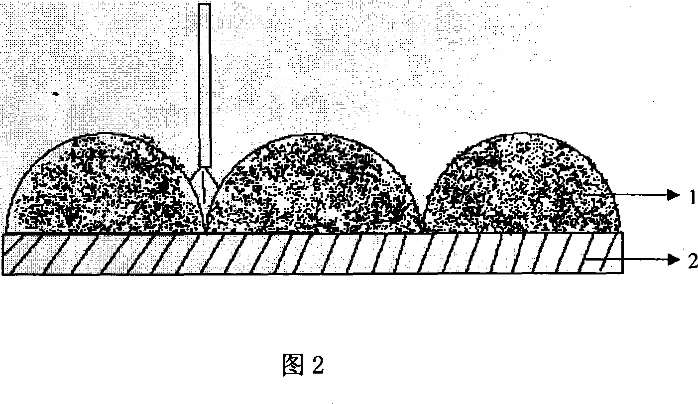 Alloy powder block used for built-up welding