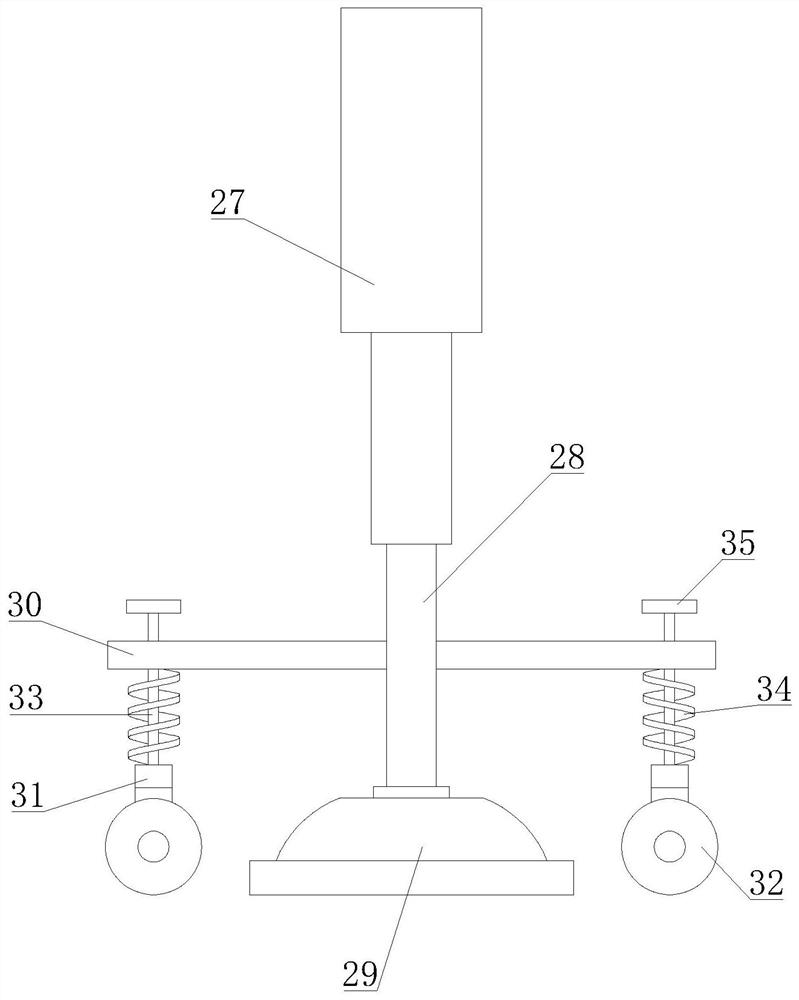 A kind of textile raw material transmission ironing equipment