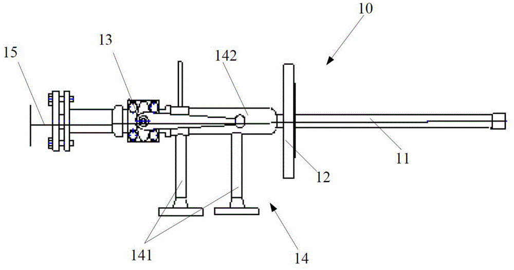 Liquid level measurement device and gas intrusive liquid level measurement system thereof