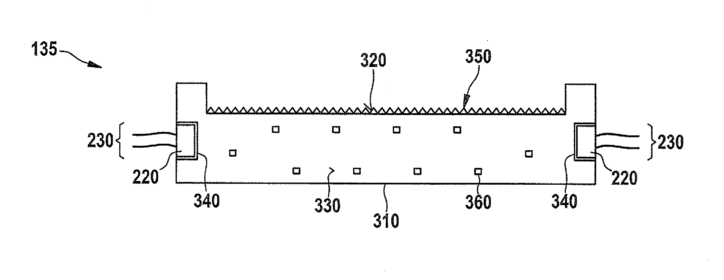 Sensor system in a motor vehicle