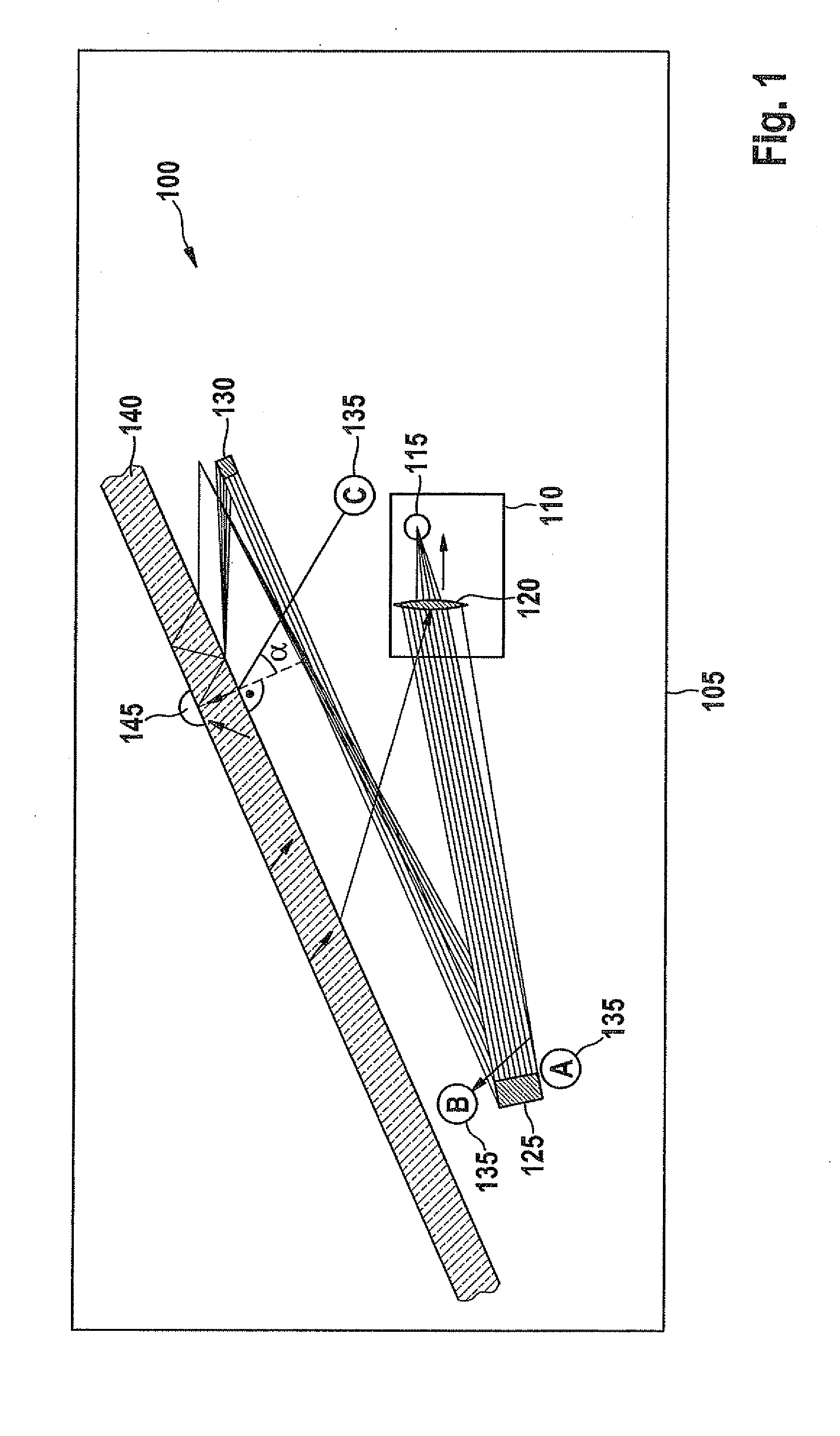 Sensor system in a motor vehicle