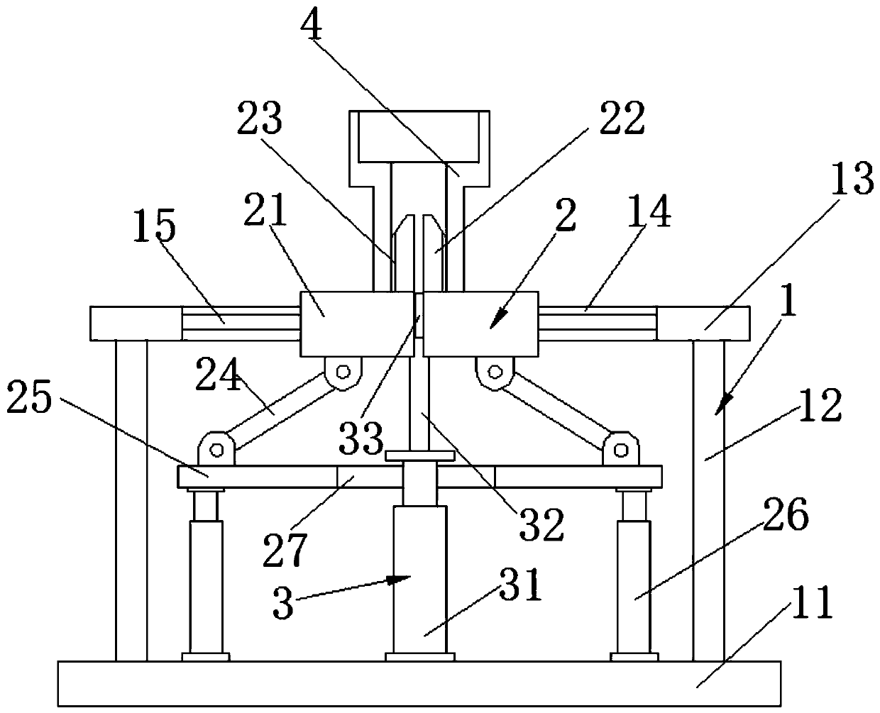 Clamping mechanism of connector engraving machine