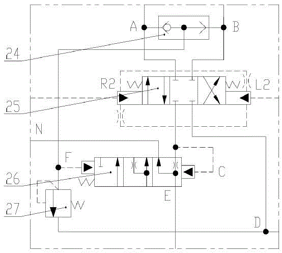 A Construction Machinery Brake Steering System