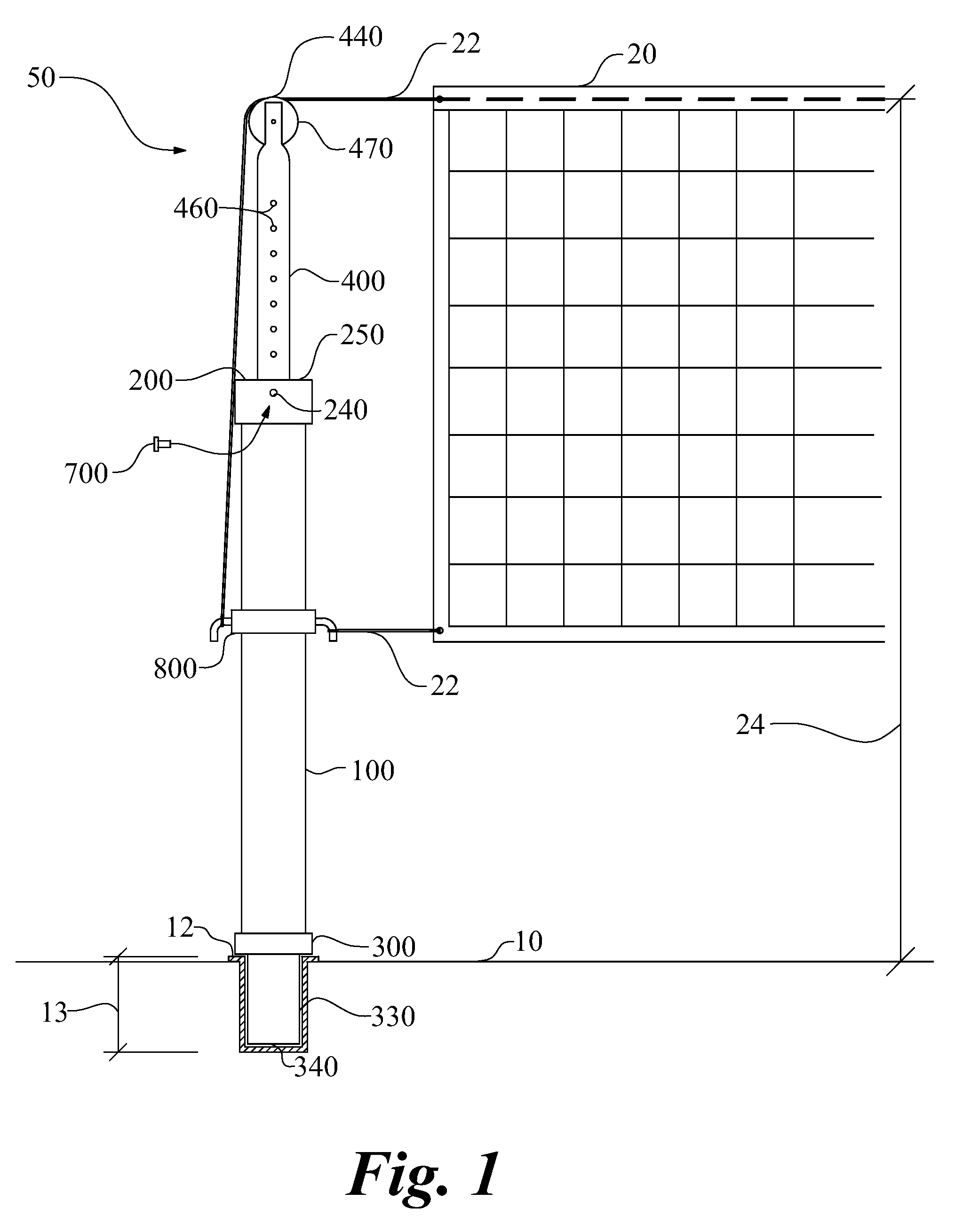 Multi-material composite locking upright