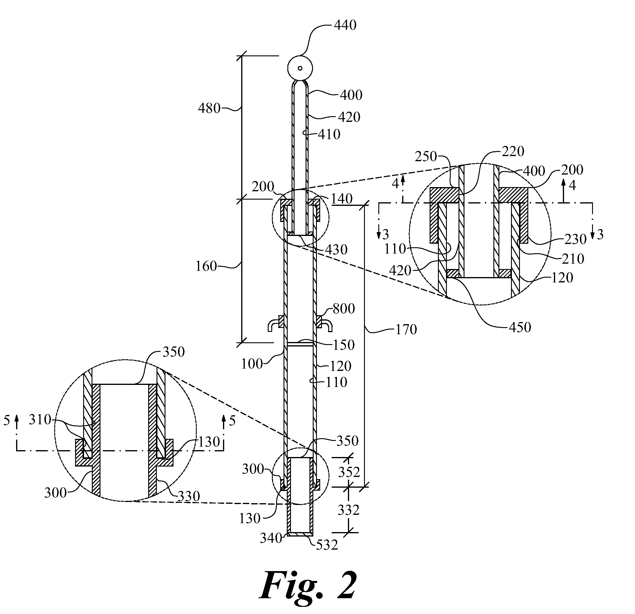 Multi-material composite locking upright