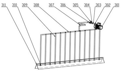 Escalator stair cleaning device