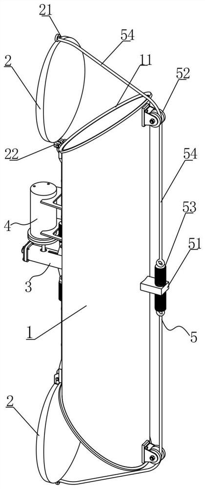 Tandem type deepwater automatic fixed-depth water quality sample collector