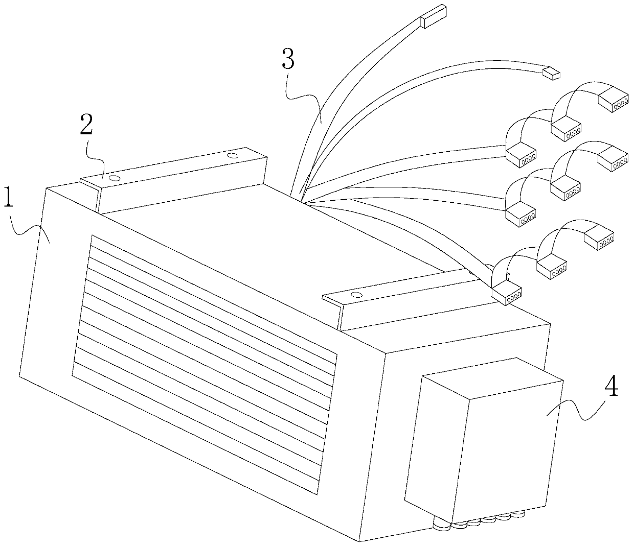 Central server heat dissipation device based on big data