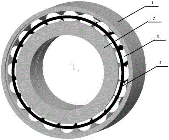 Train rolling bearing fault and impurity vibration distinguishing method