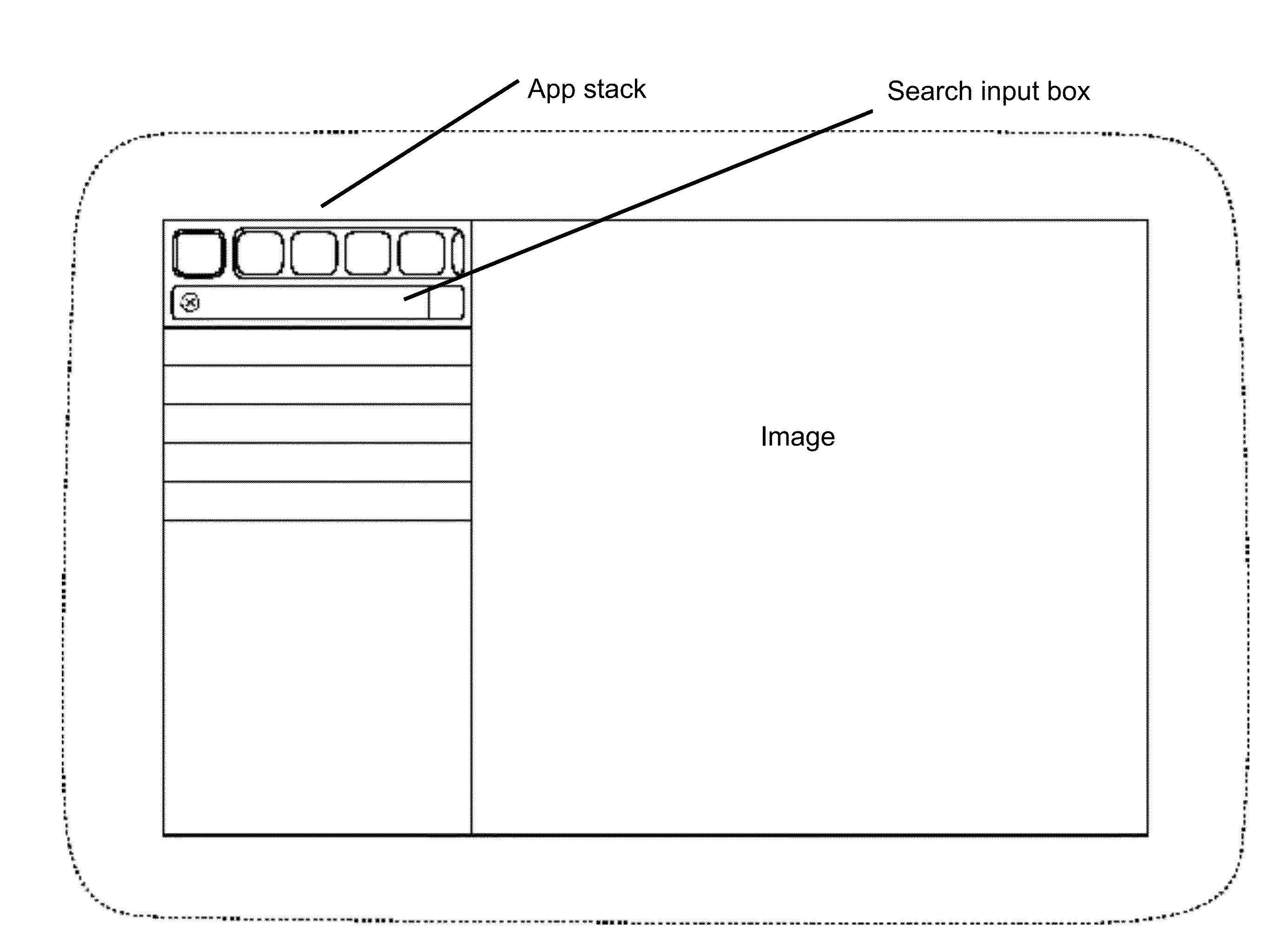 User interface for a computing device