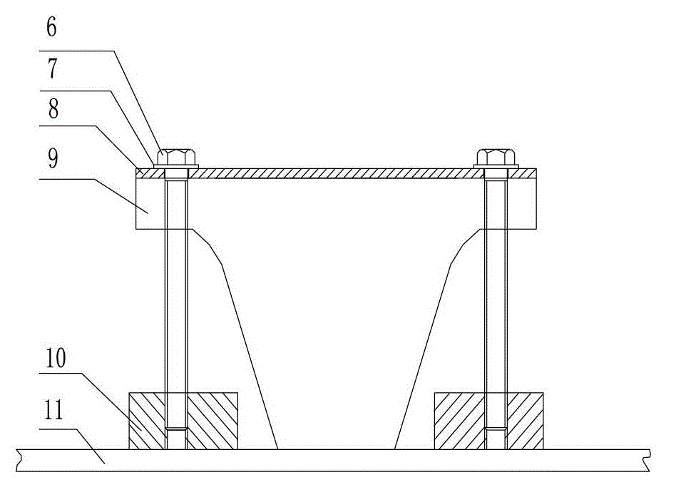 Adjusting method for reducing vibration of locomotive cab