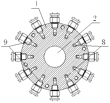 Device capable of washing bottles by spraying