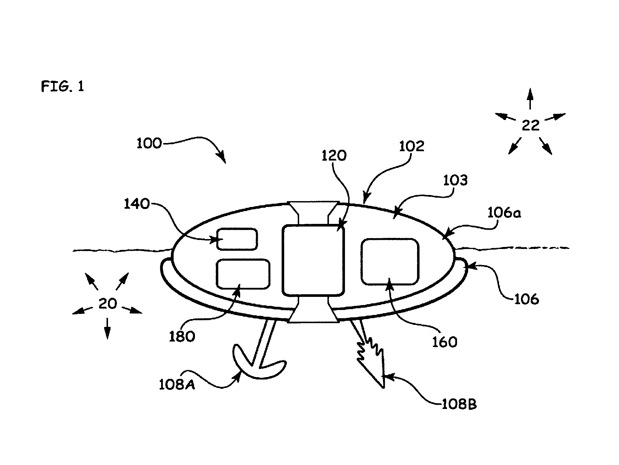 Water submersible electronics assembly and methods of use