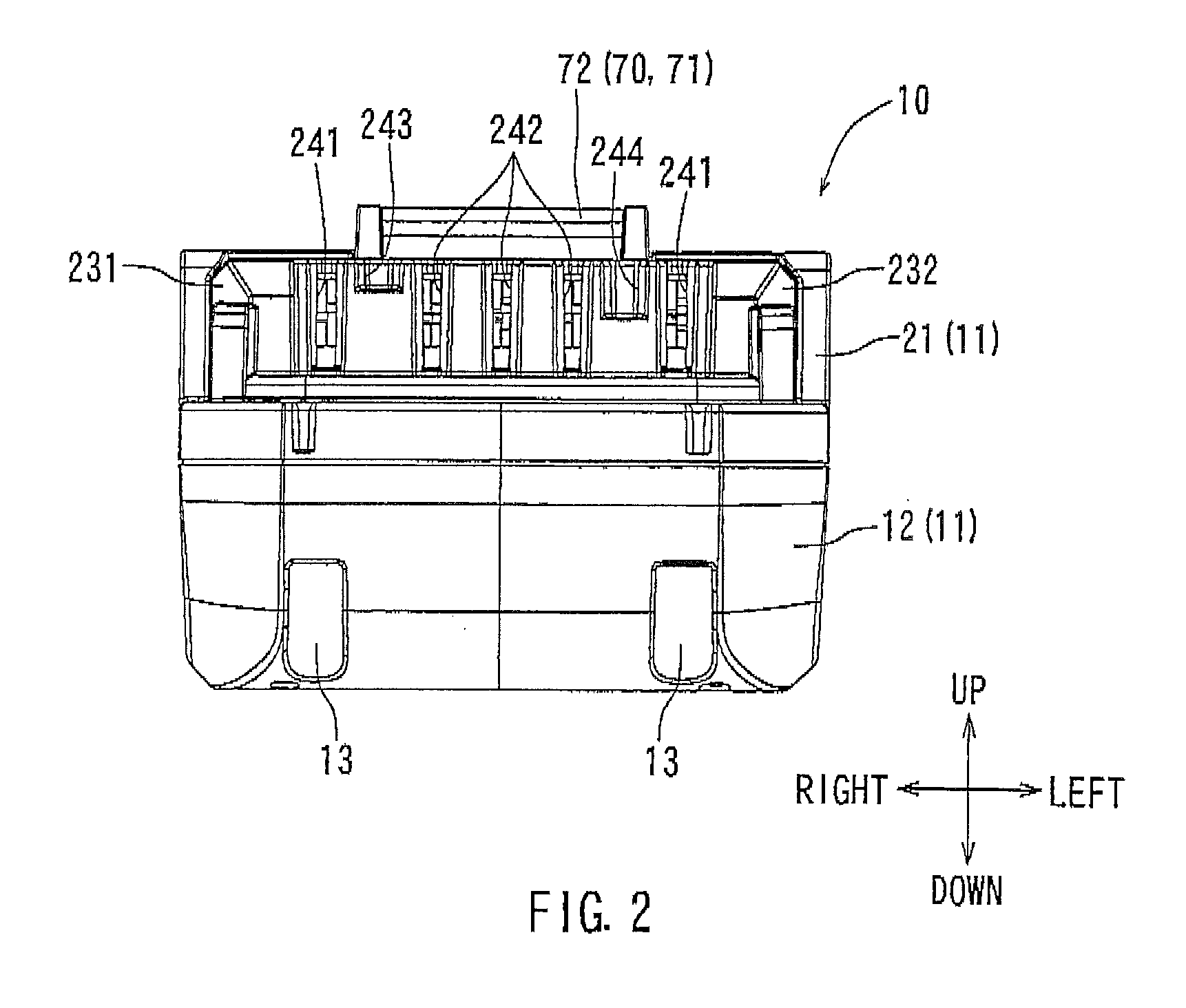 Battery pack for electric power tool