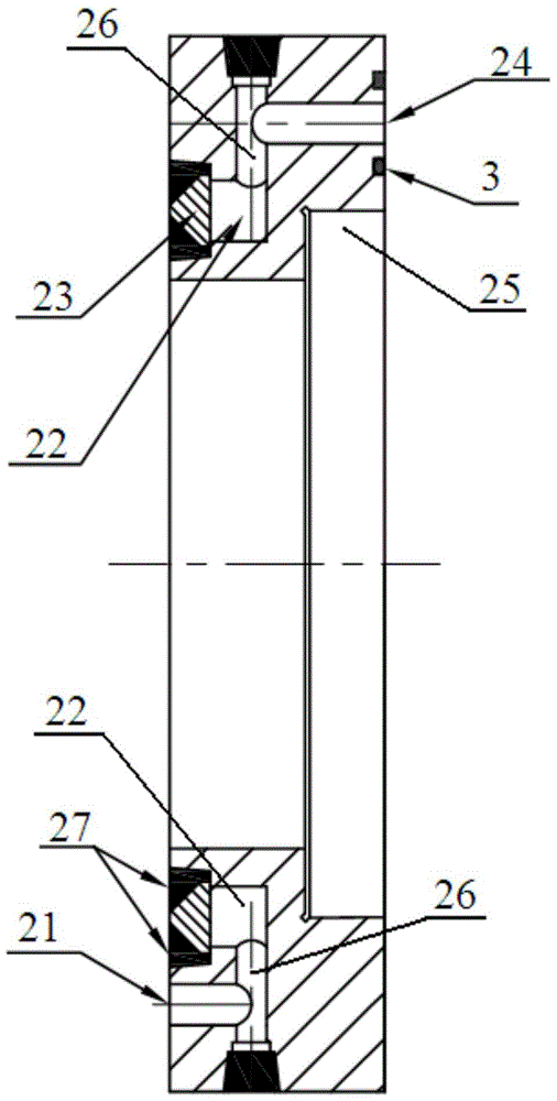 A waterway welded stuffing box