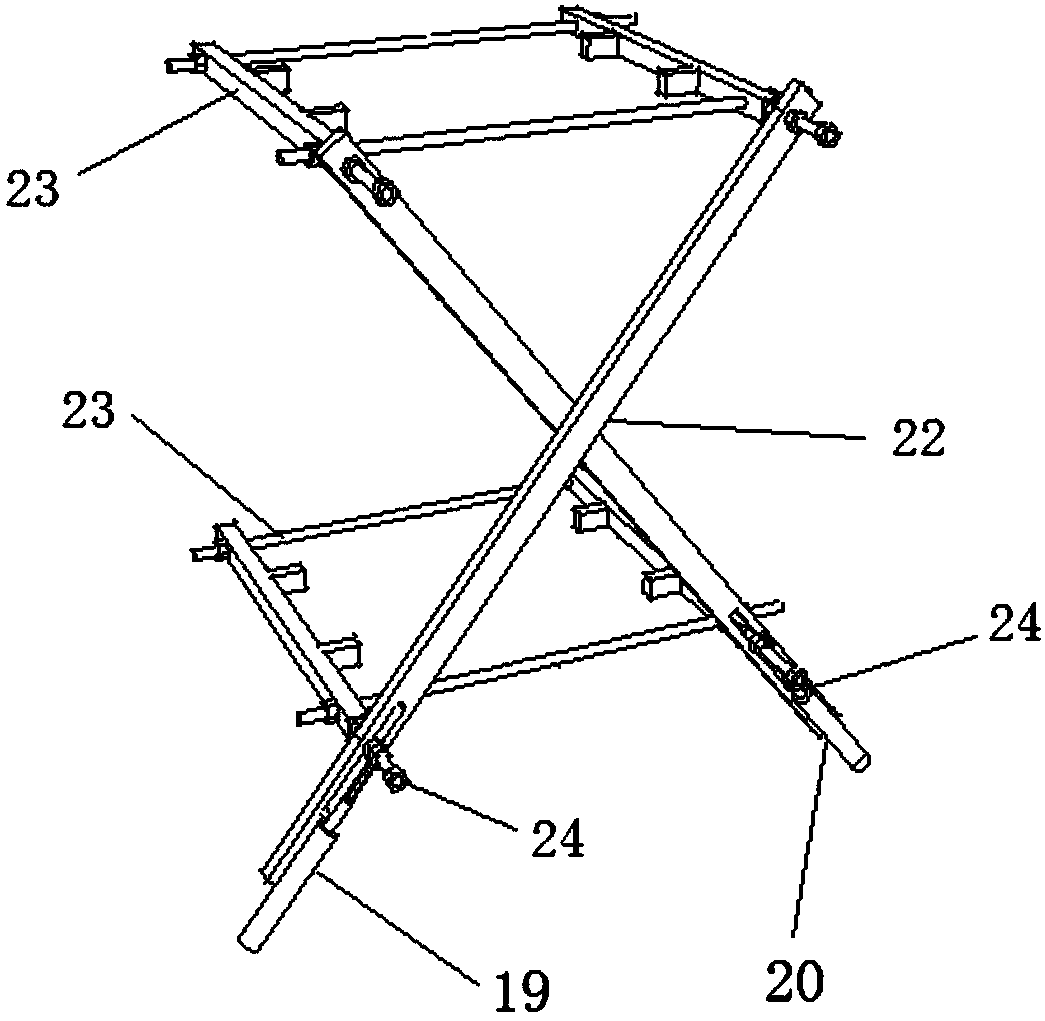 A measuring device for plane frame node loading and node area shear deformation