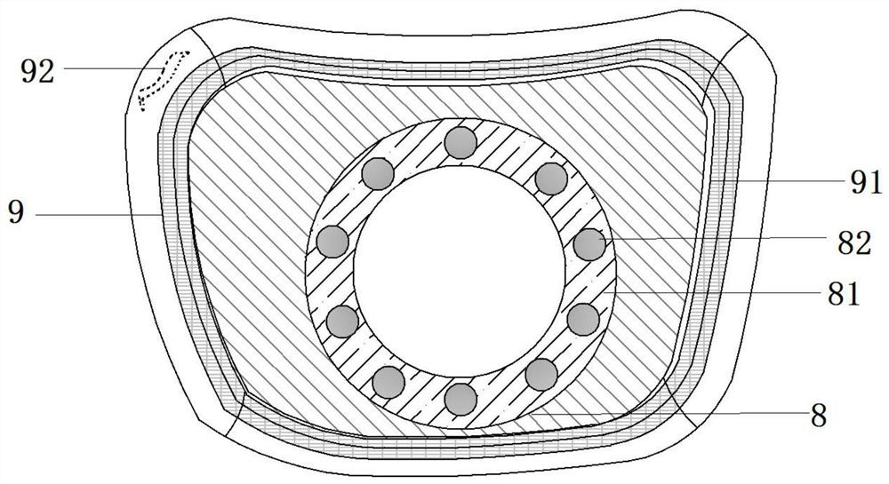 Obstetrical ward predelivery activity safety auxiliary device