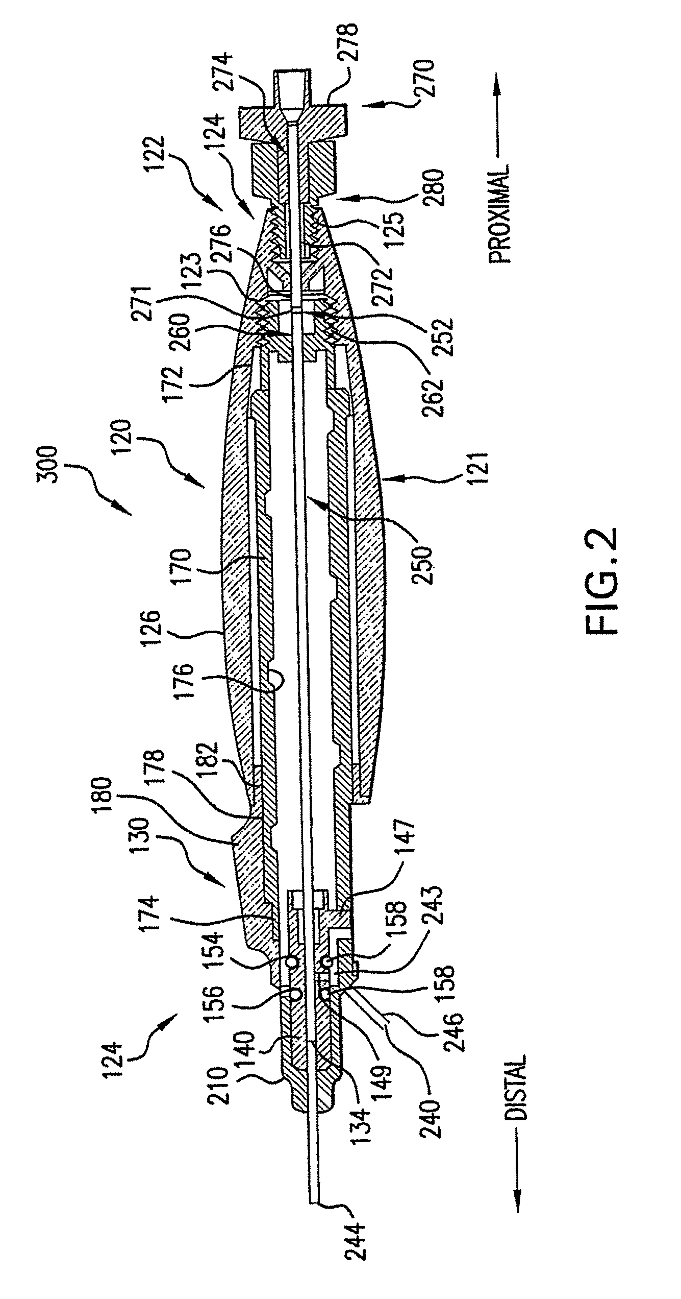 Delivery system for a medical device