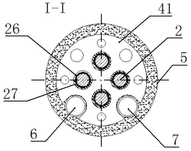 Compound-type prestressed anchor cable structure and construction method thereof