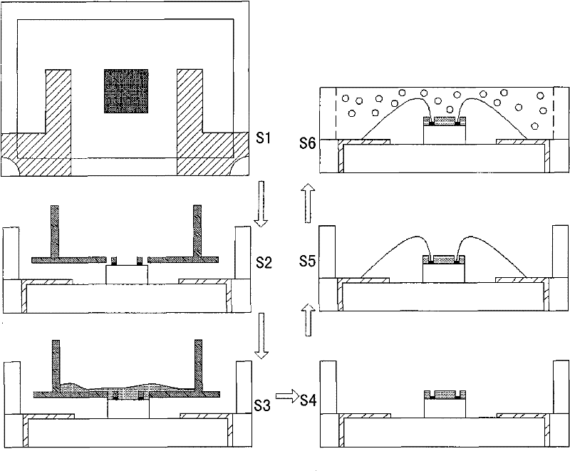 Method for preparing white light LED